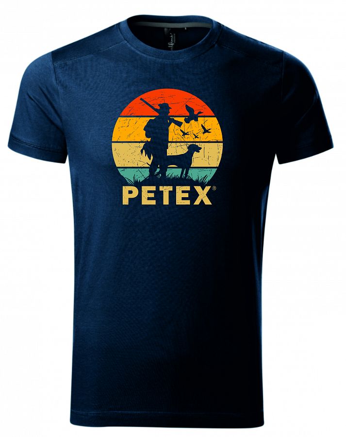 Pánské tričko myslivecké se psem PXT CREATIVE 150 námořní modrá